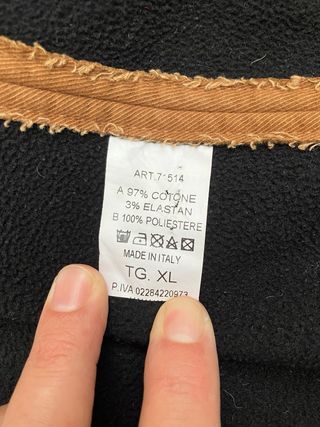 Peacoat Black Milk Marrone Taglia XL