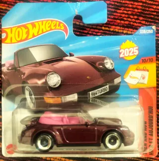 Hot Wheels Porsche 911 Turbo Cabriolet 239/250
