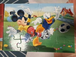 2 Puzzles Disney Madera 16 Piezas
