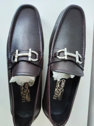 Mocassino Salvatore Ferragamo Marrone Uomo.