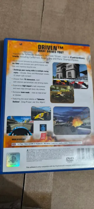 Driven PS2 (PlayStation 2) Juego Carreras