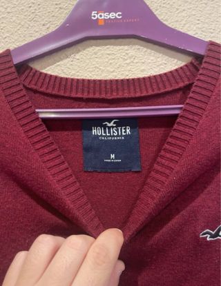Jersey Hollister Burdeos Caballero