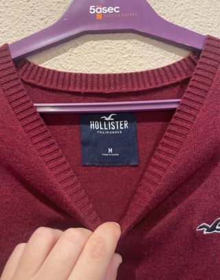 Jersey Hollister Burdeos Caballero
