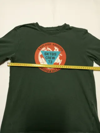 Maglietta Bambino Manica Lunga Verde