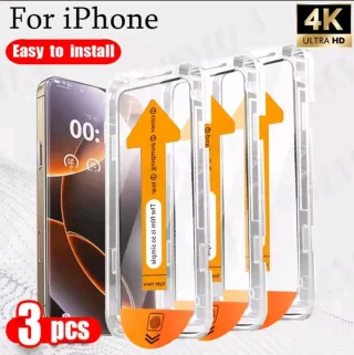 3 Protectores Pantalla iPhone Air 4K Ultra HD