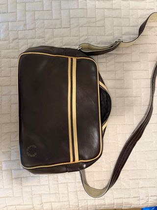 Borsa Fred Perry Tracolla Uomo Vintage Marrone