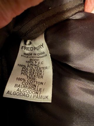 Borsa Fred Perry Tracolla Uomo Vintage Marrone