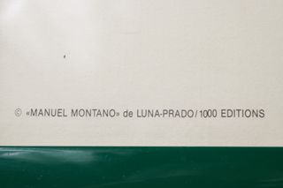 Poster Manuel Montano Noctámbulos 103x50 cm