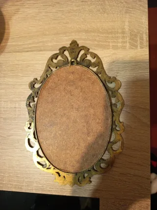 Cuadro Victoriano Dorado y Verde