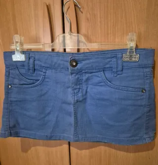 Minifalda vaquera azul