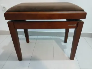 Banqueta Piano Regulable Madera AUDIBAX
