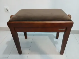 Banqueta Piano Regulable Madera AUDIBAX