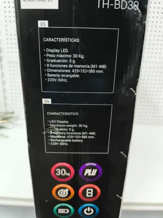 Balanza Electrónica Digital Thulos TH-BD30