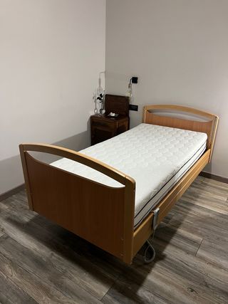Cama articulada eléctrica con colchón