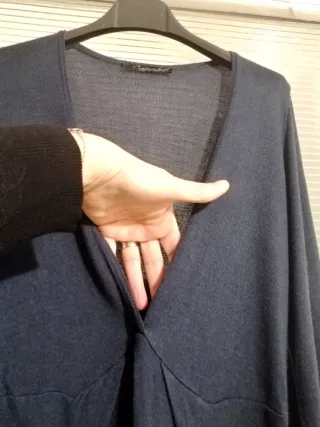 Abito lungo Caipirinha blu, taglia S