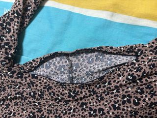 Vestido corto estampado Stradivarius