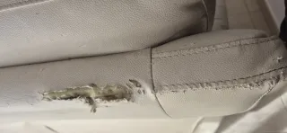 Sofá Eléctrico de Piel Beige