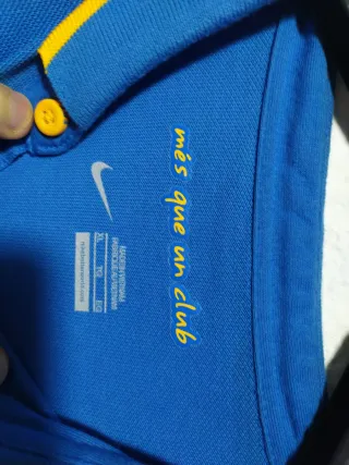 Polo Nike FC Barcelona Azul y Dorado