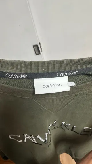 Jersey Calvin Klein Hombre Verde Oliva