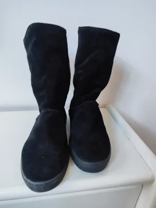 Stivali Richmond neri con dettagli argento