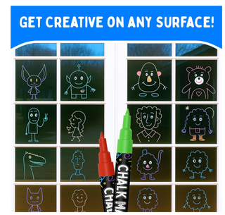 Pennarelli Chalkola 20 colori punta 1mm