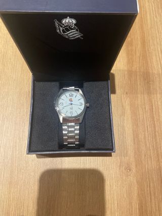 Reloj Real Sociedad Azul y Plateado
