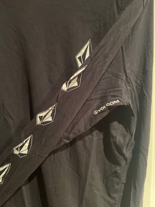 Camiseta Volcom Manga Larga Negra Talla L