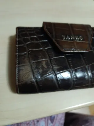 Cartera Yanko Marrón Cocodrilo