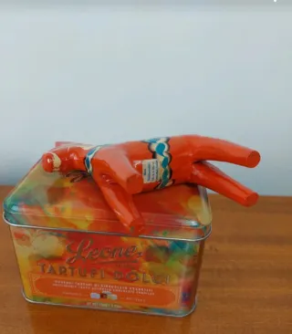 Caballo Dala Sueco Madera Rojo