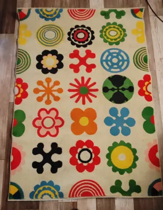 Alfombra 190x132 cm Diseño Multicolor