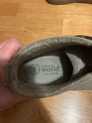 Zapatos Natural World grises