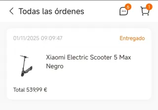 Patinete Eléctrico Xiaomi 5 Max