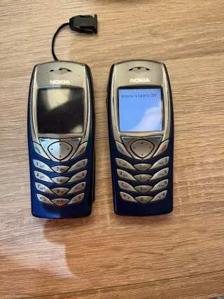2 Teléfonos Móvil Nokia 6100 Azul/Plata
