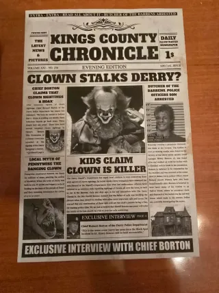 3 Poster del film IT + 1 poster con funzionalità N