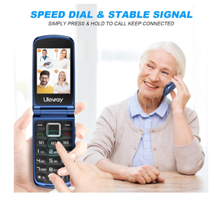 Cellulare Flip Blu Tasti Grandi SOS