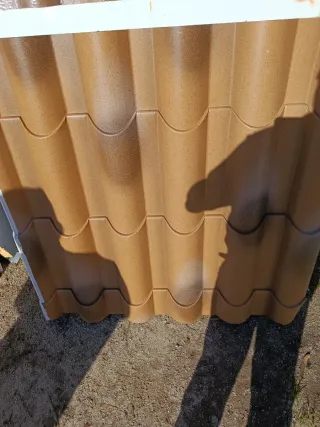 Panel sándwich imitación teja vieja