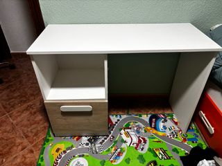 Escritorio con estantería 100x42x74 cm
