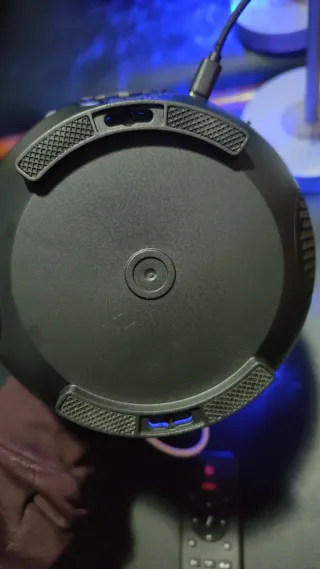 Lámpara de ambiente azul para habitación