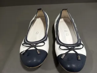 Bailarinas azul y blanco
