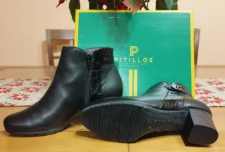 Botines Pitillos Negros Talla 37