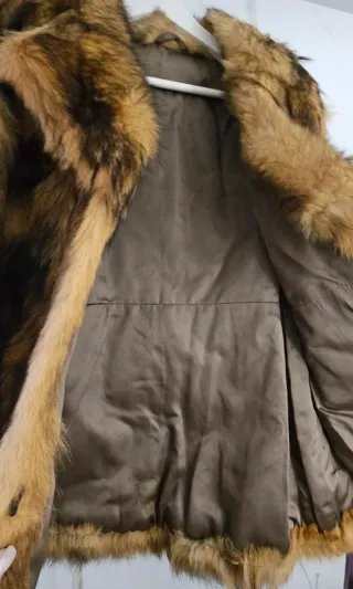 Abrigo piel de zorro
