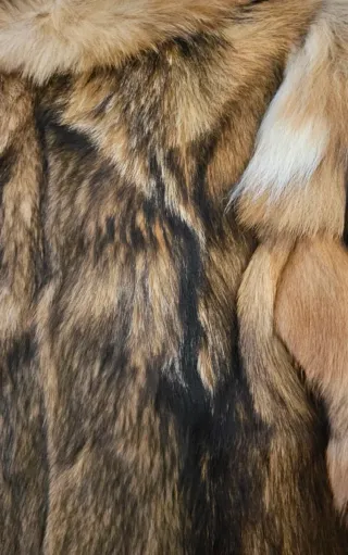 Abrigo piel de zorro