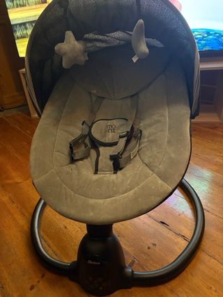 Hamaca para bebé gris