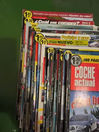 57 revistas coche q tal años 90 y 2000