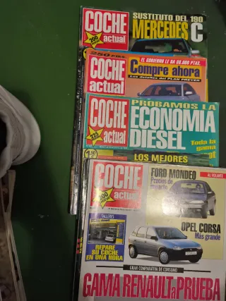 57 revistas coche q tal años 90 y 2000