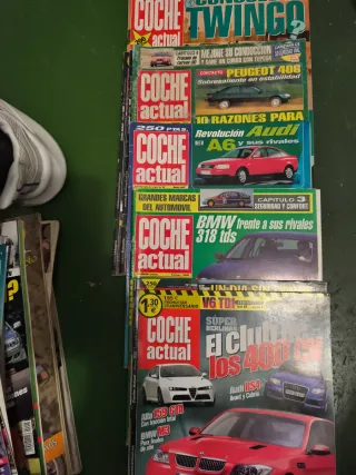 57 revistas coche q tal años 90 y 2000
