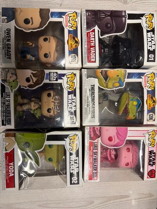 Lote Funko Pop Star Wars y Jurassic World