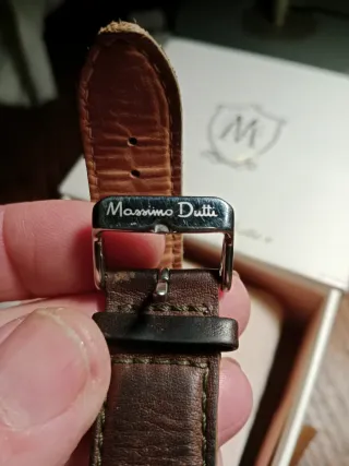 Reloj Massimo Dutti Cronógrafo Marrón/Gris