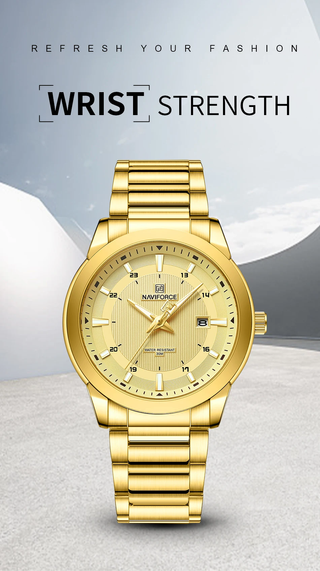 Reloj NAVIFORCE 8029 dorado NUEVO REBAJAS!
