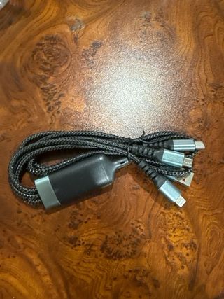 Caricabatterie rapido 120W con 4 porte USB e cavo incluso